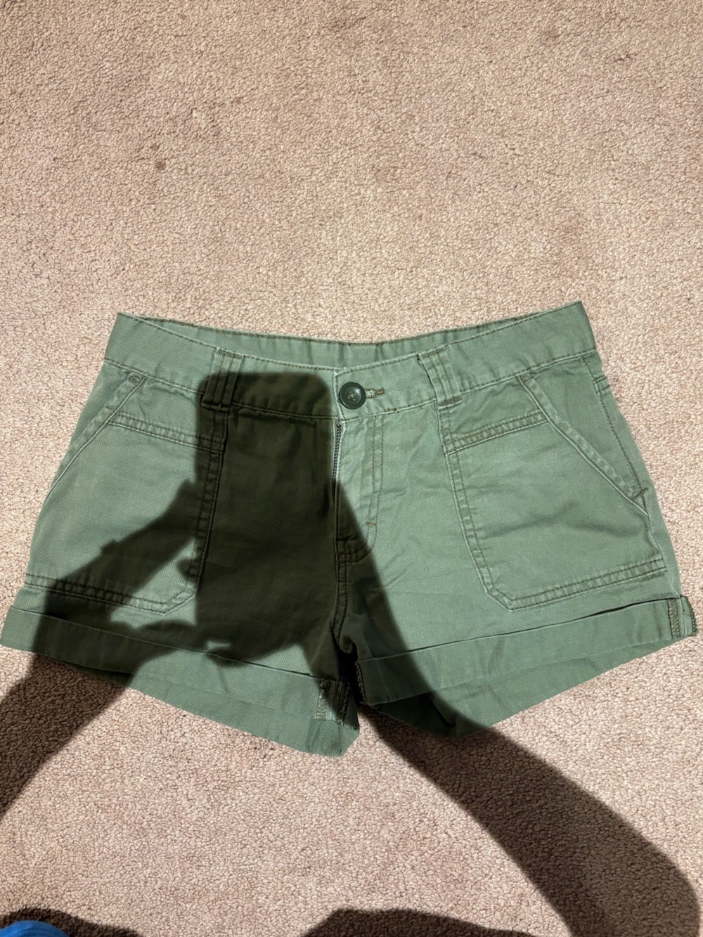 BP Women's Olive Green Shorts size 3